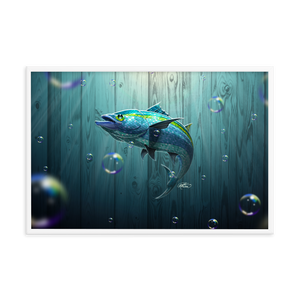 Framed Tropical Fish Poster
