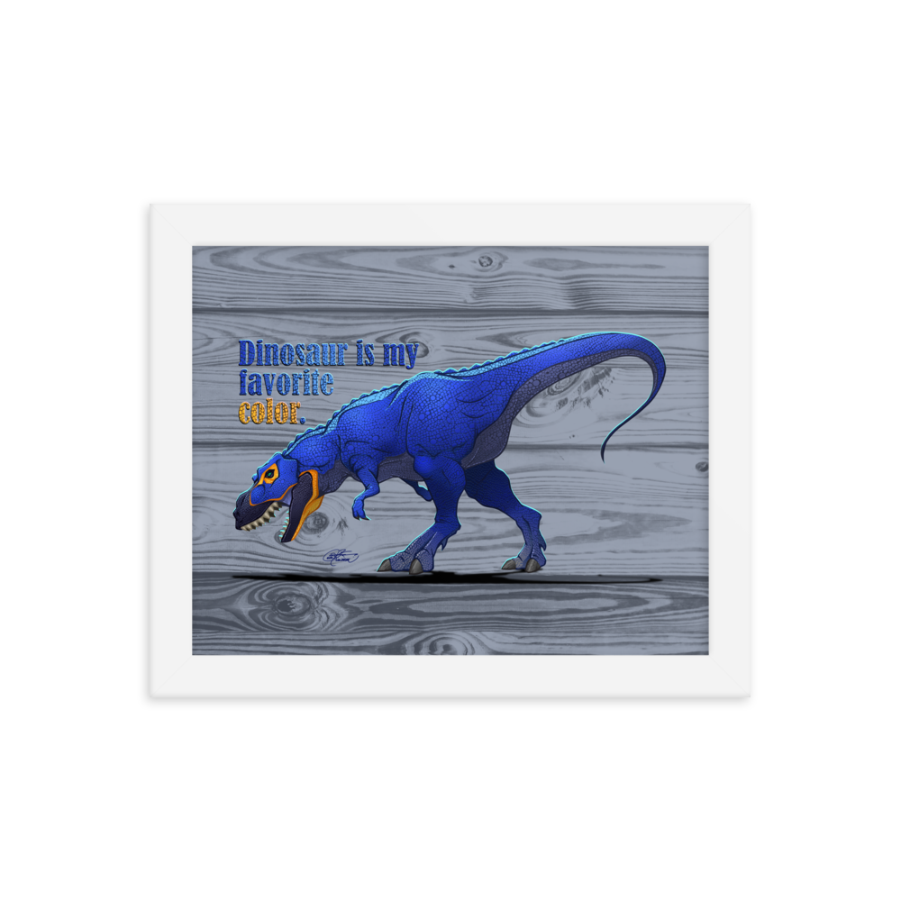 Framed Tyrannosaurus Poster
