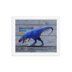 Framed Tyrannosaurus Poster