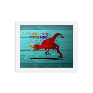 Framed Herrerasaurus Poster