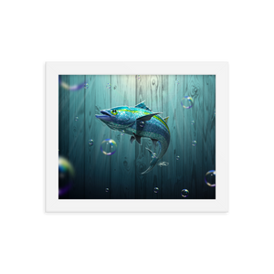 Framed Tropical Fish Poster