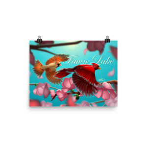 Fawn Lake Cardinals Poster