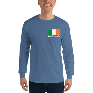 Long Sleeve Ireland Leprechaun Men's T-Shirt
