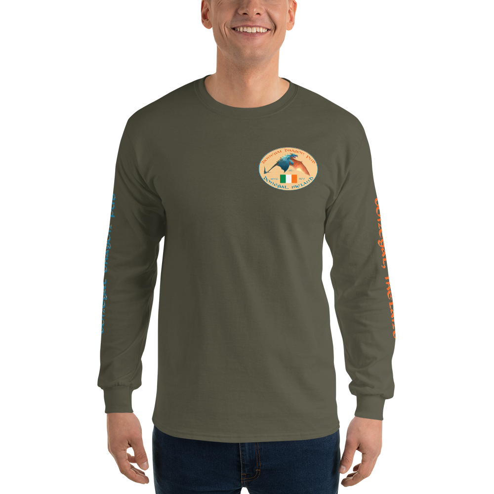 Donegal Dragon Pub Long Sleeve Men's T-Shirt