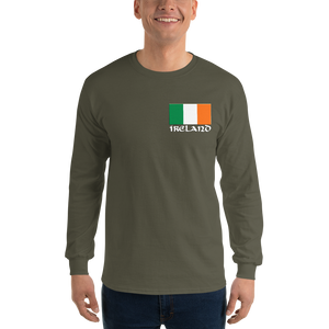 Long Sleeve Ireland Leprechaun Men's T-Shirt