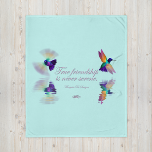 Hummingbirds Throw Blanket