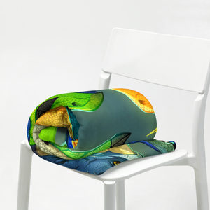 Dinosaur's vs Dinosaur's Throw Blanket