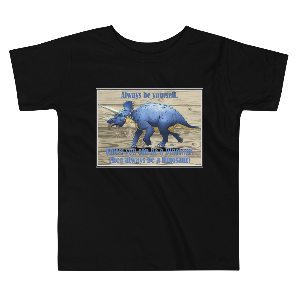 Toddler Short Sleeve Triceratops Tee