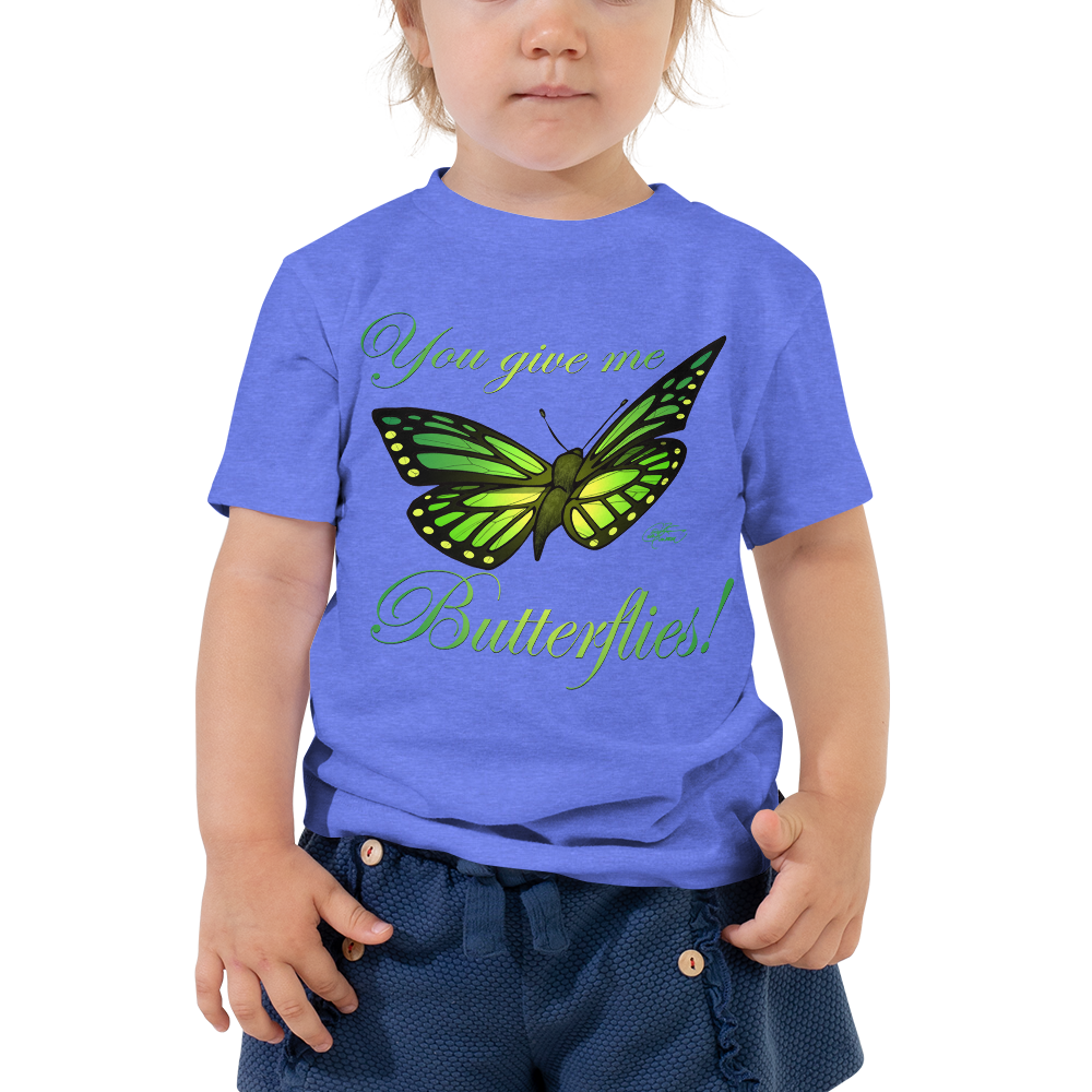 Toddler Short Sleeve Butterfly Tee