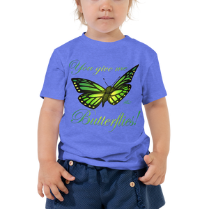 Toddler Short Sleeve Butterfly Tee