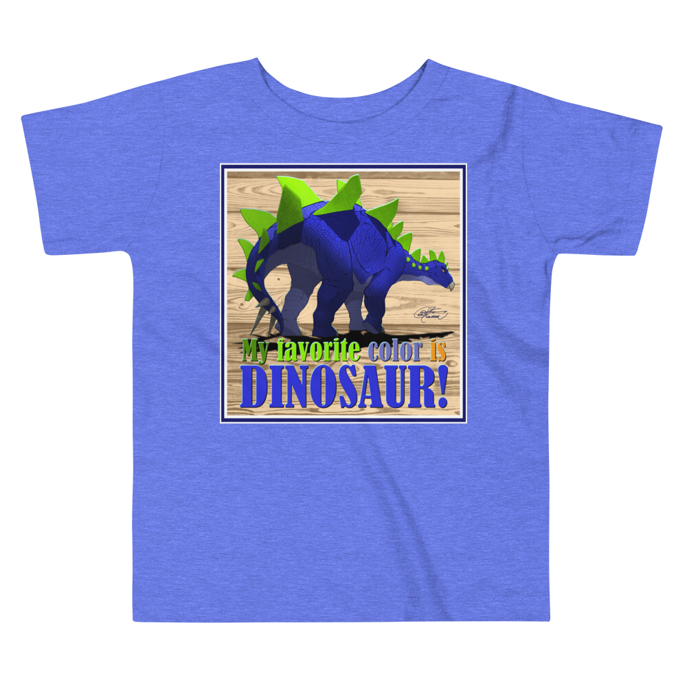 Toddler Short Sleeve Stegosaurus Tee