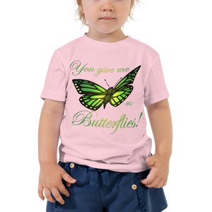 Toddler Short Sleeve Butterfly Tee