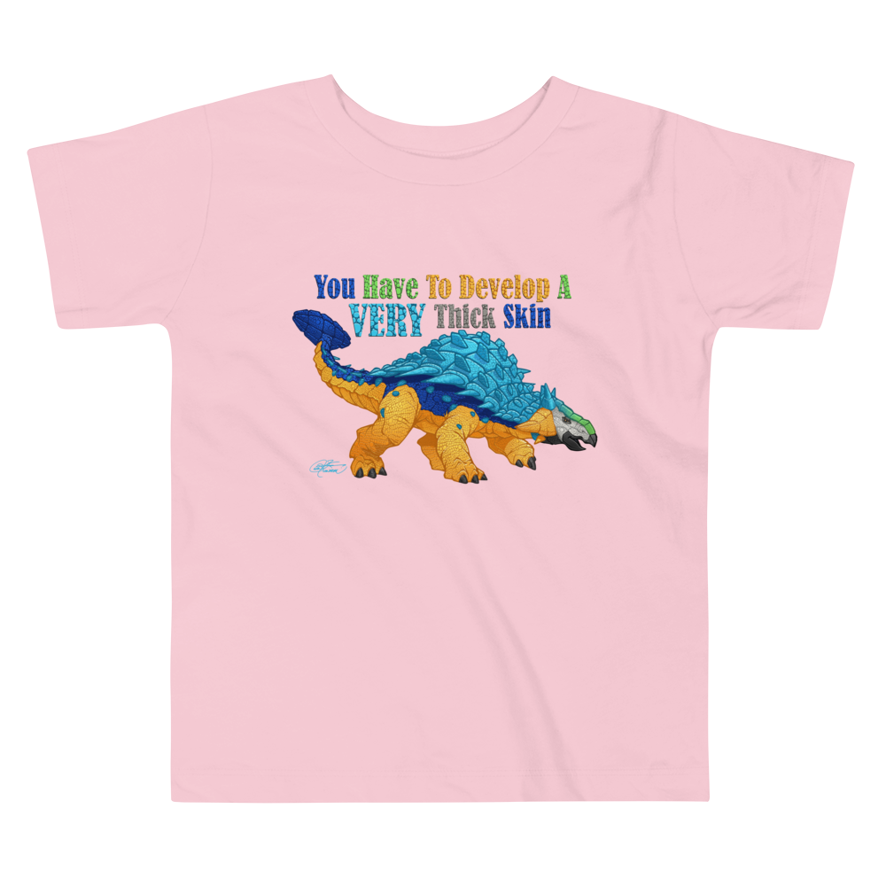 Toddler Short Sleeve Ankylosaurus Tee