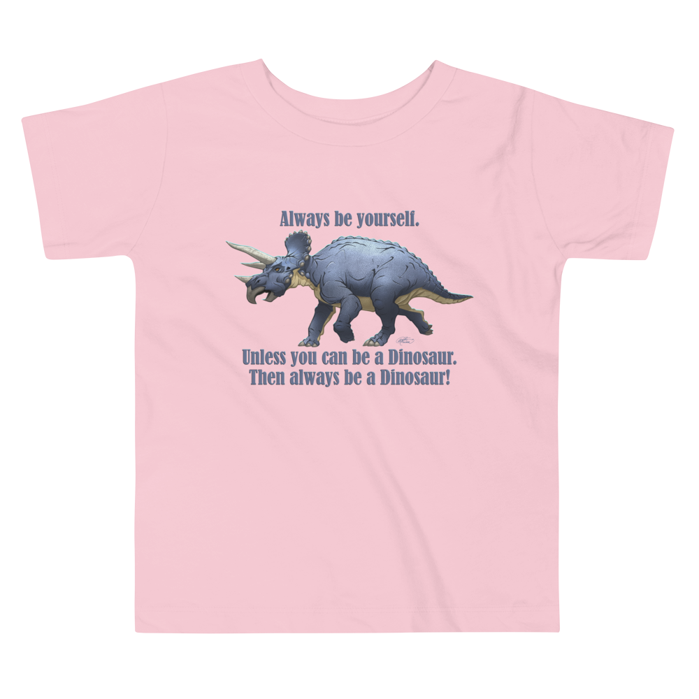 Toddler Short Sleeve Triceratops Tee