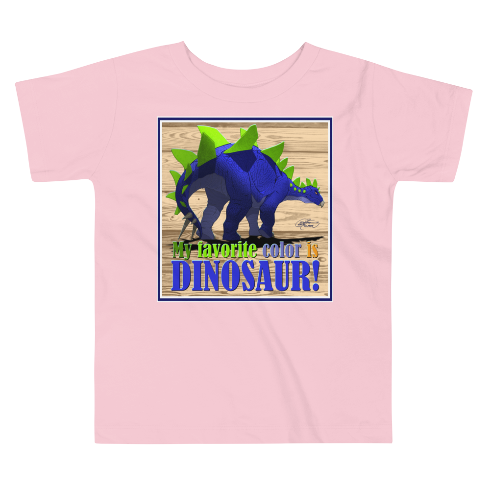 Toddler Short Sleeve Stegosaurus Tee