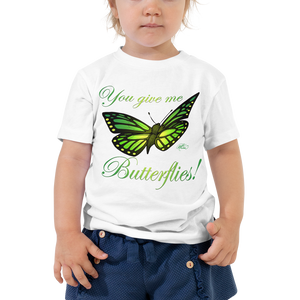 Toddler Short Sleeve Butterfly Tee