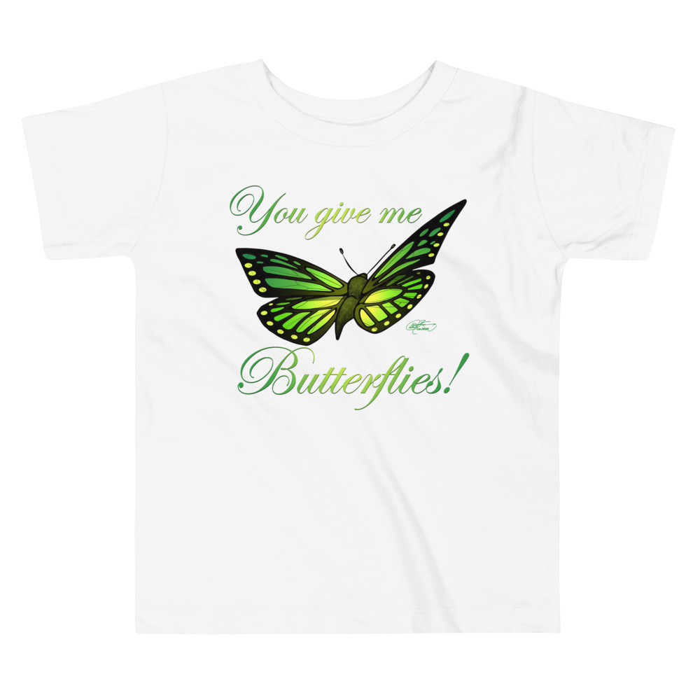 Toddler Short Sleeve Butterfly Tee