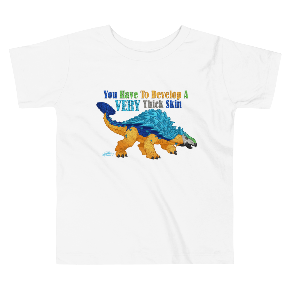 Toddler Short Sleeve Ankylosaurus Tee