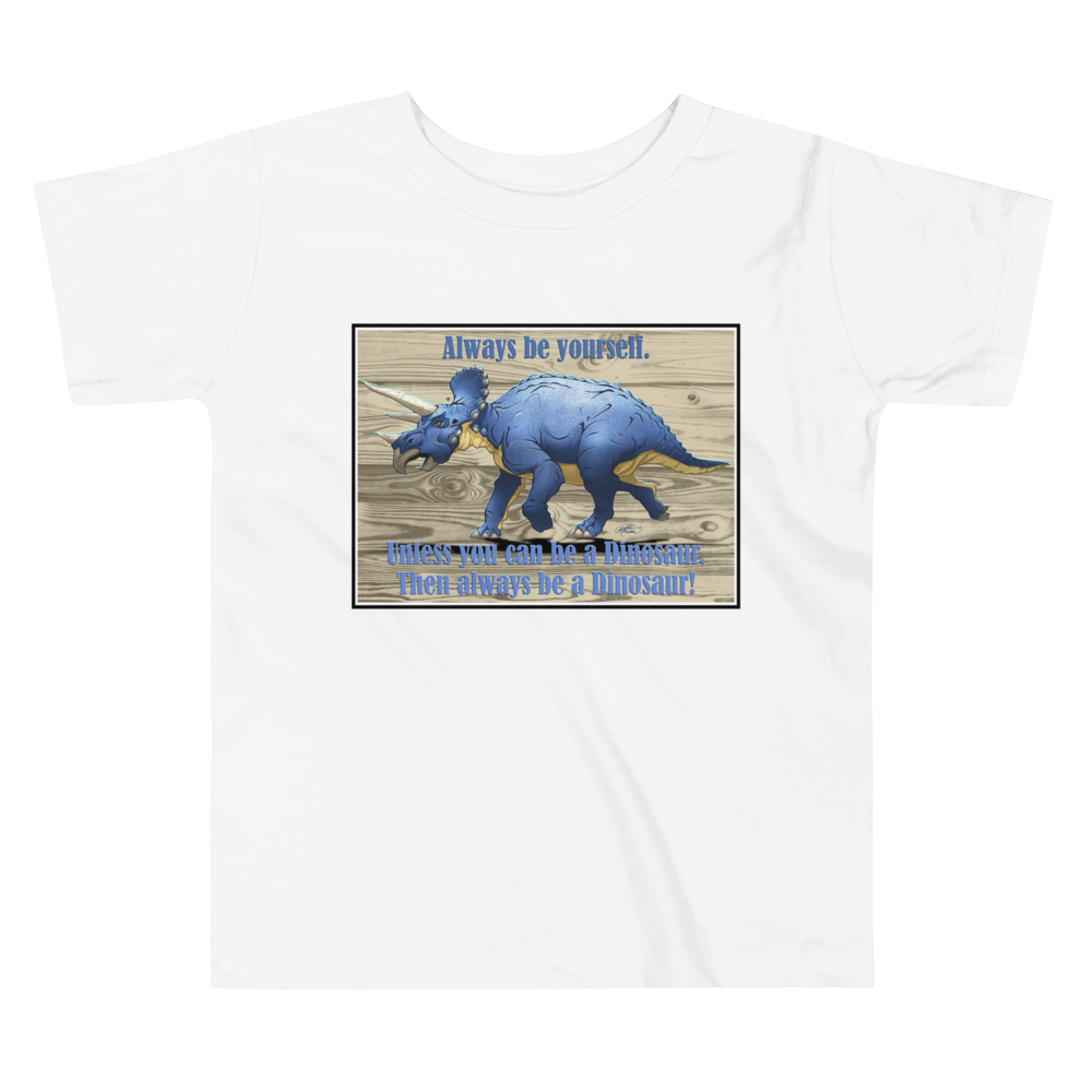 Toddler Short Sleeve Triceratops Tee