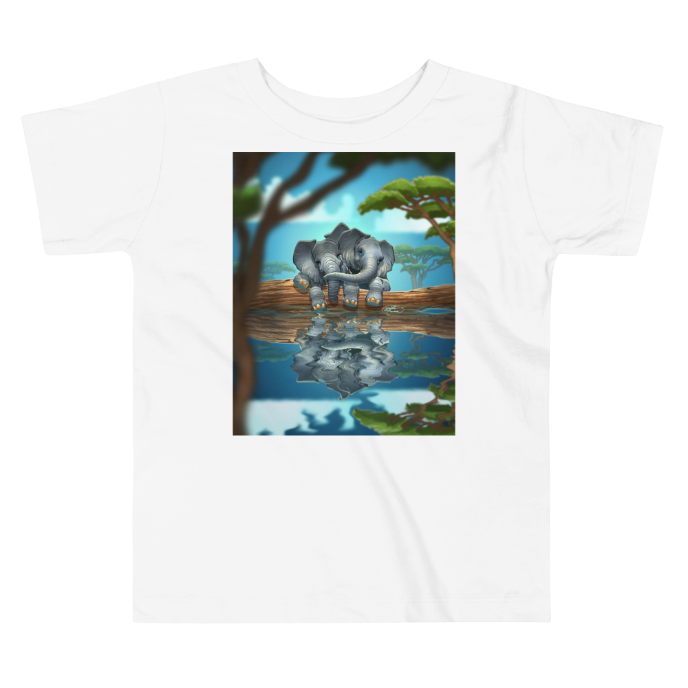 Toddler Short Sleeve Elephant Friends Tee