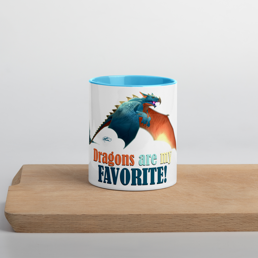Dragon Mug with Color Inside