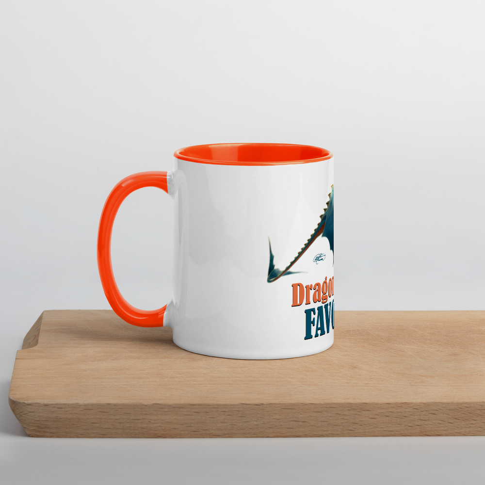 Dragon Mug with Color Inside