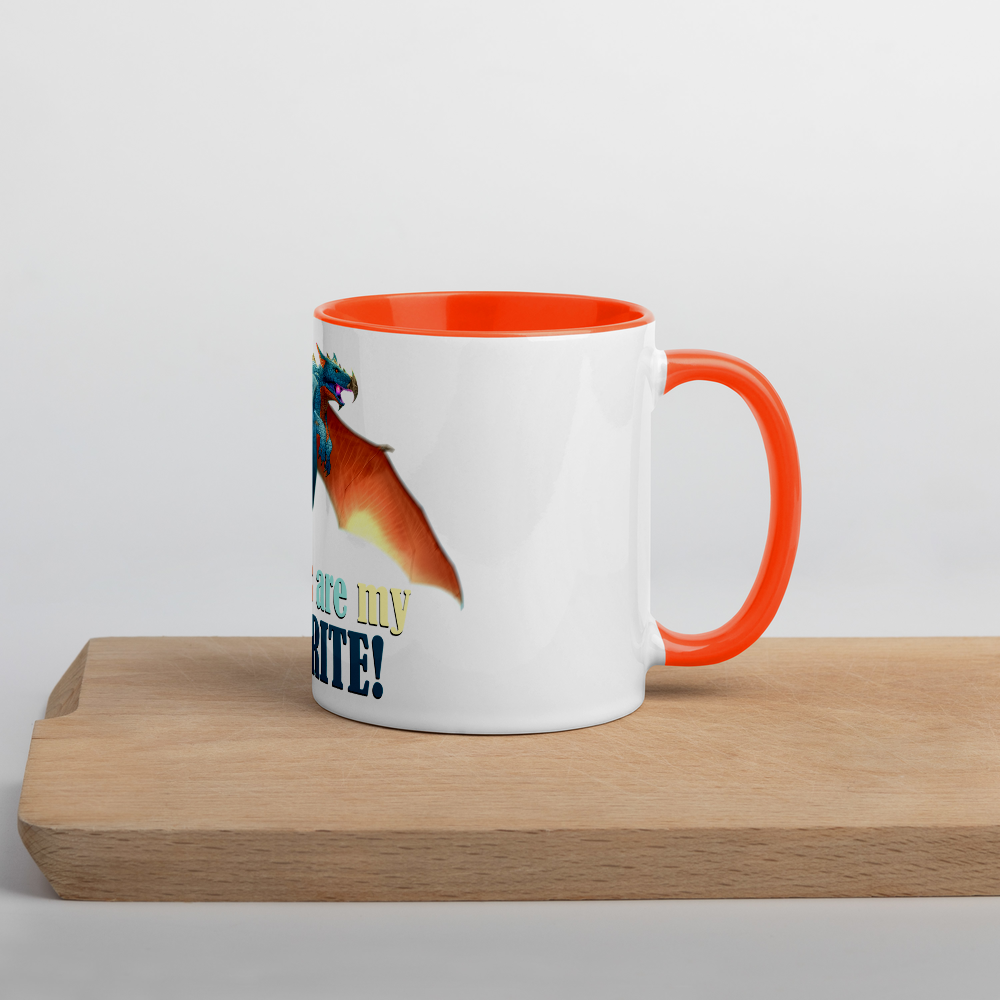 Dragon Mug with Color Inside