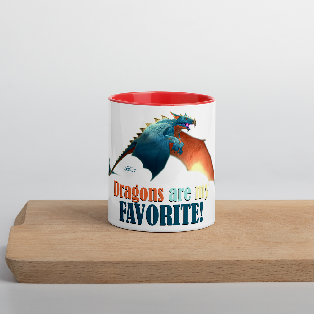 Dragon Mug with Color Inside