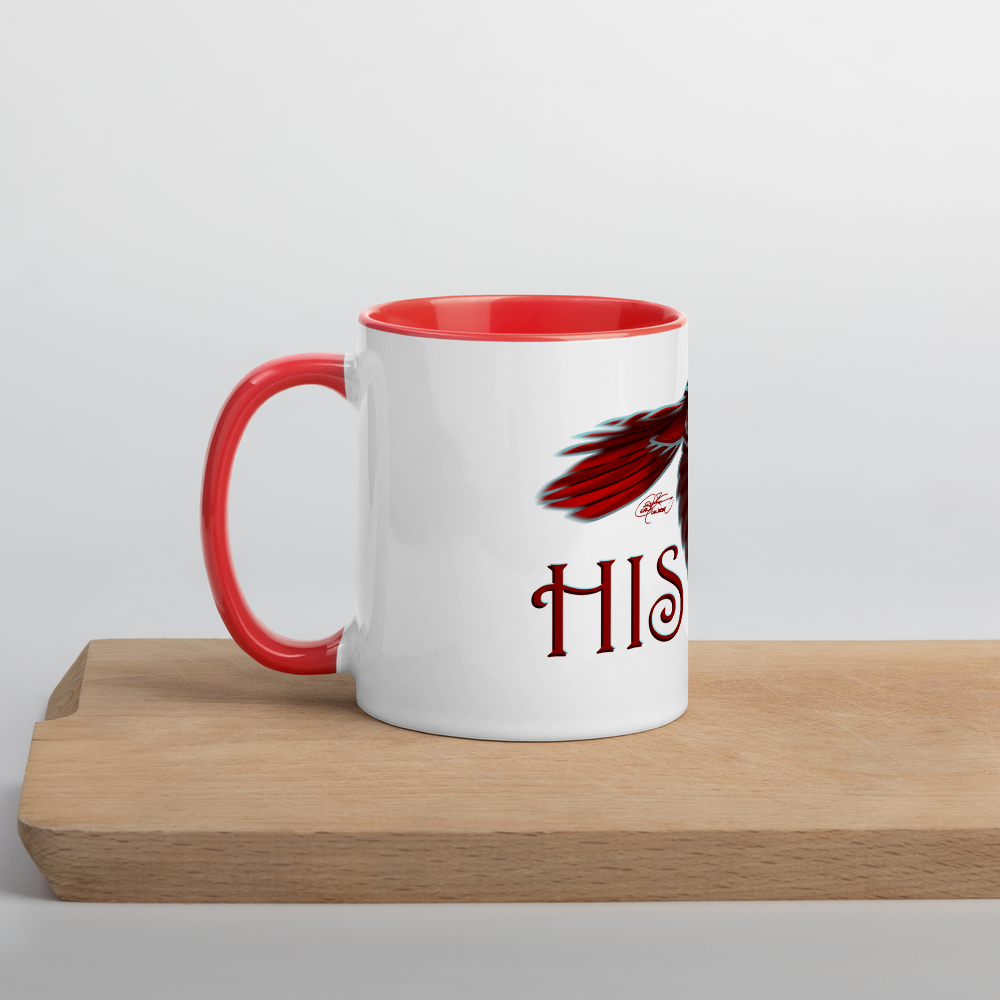 'His' Mug with Red Color Inside