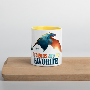 Dragon Mug with Color Inside