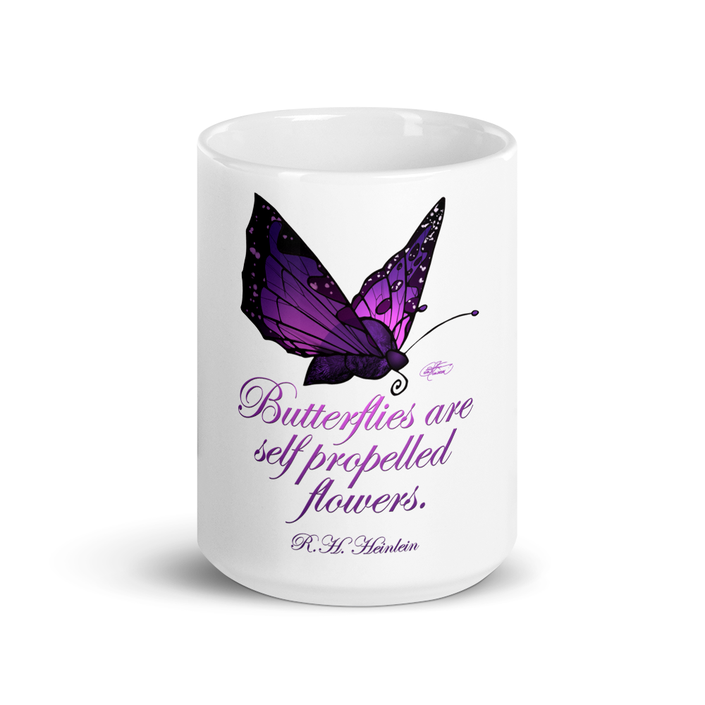 Purple Butterfly Mug