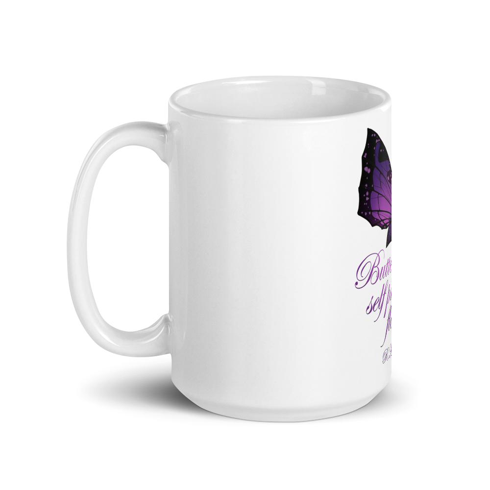 Purple Butterfly Mug