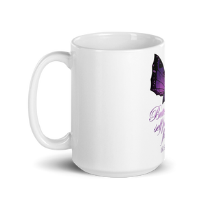 Purple Butterfly Mug