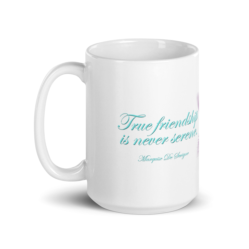 White Hummingbirds Glossy Mug
