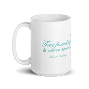 White Hummingbirds Glossy Mug
