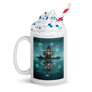 White Thomas Point Shoal Lighthouse Glossy Mug