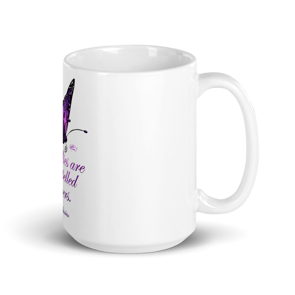 Purple Butterfly Mug