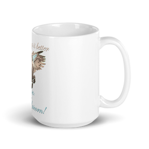 White Glossy Pegasus Unicorn Mug