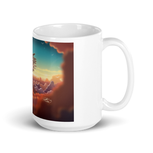 White Glossy Pegasus Unicorn Mug