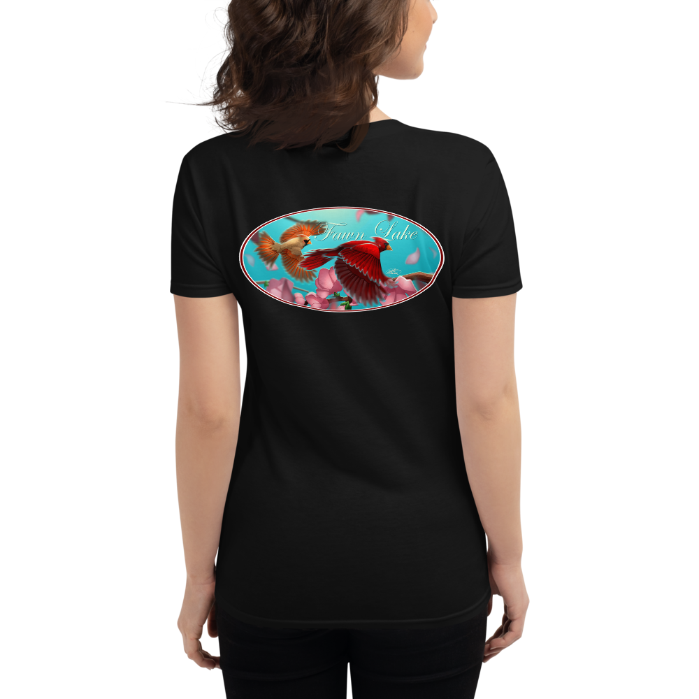 Women's Short Sleeve Fawn Lake Cardinals T-shirt