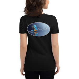Women's Short Sleeve Fawn Lake Bluebird T-shirt