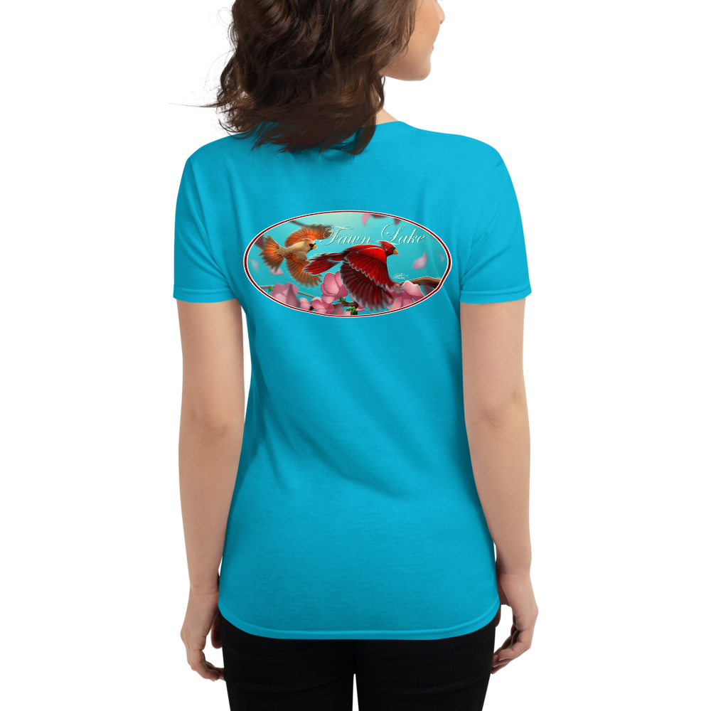 Women's Short Sleeve Fawn Lake Cardinals T-shirt