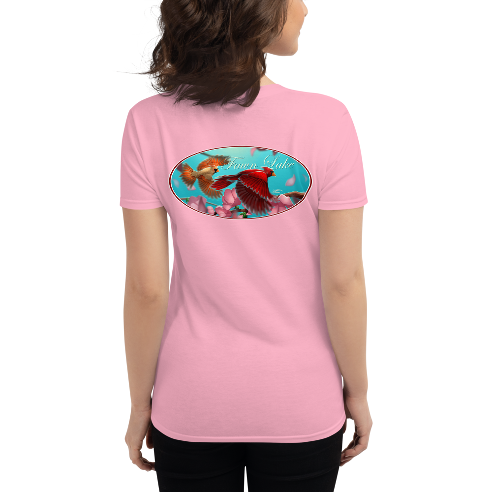 Women's Short Sleeve Fawn Lake Cardinals T-shirt