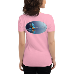 Women's Short Sleeve Fawn Lake Bluebird T-shirt