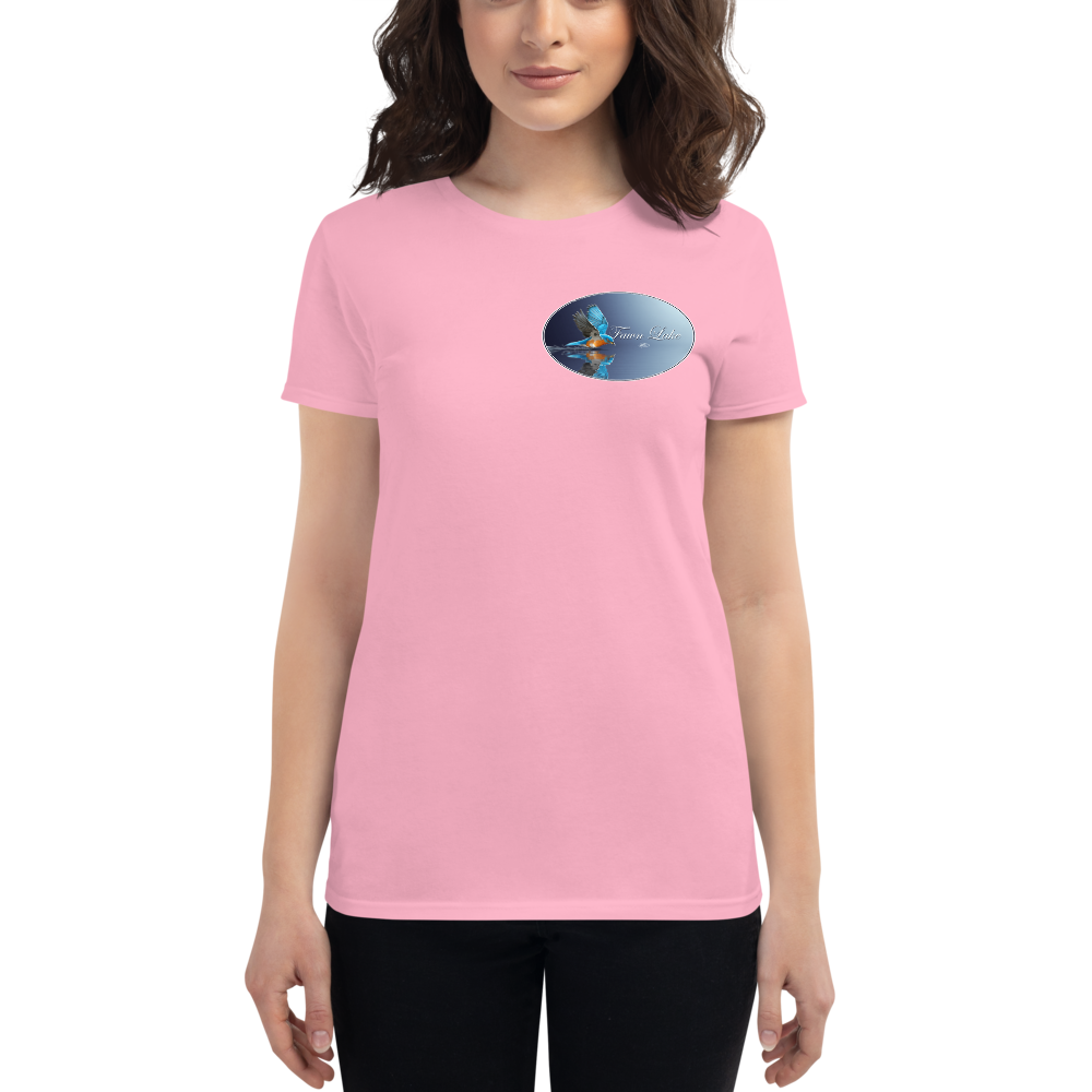 Women's Short Sleeve Fawn Lake Bluebird T-shirt