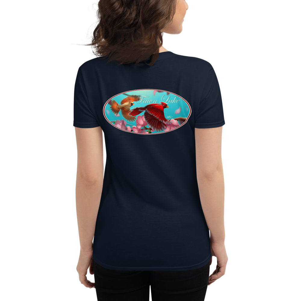 Women's Short Sleeve Fawn Lake Cardinals T-shirt