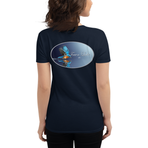 Women's Short Sleeve Fawn Lake Bluebird T-shirt