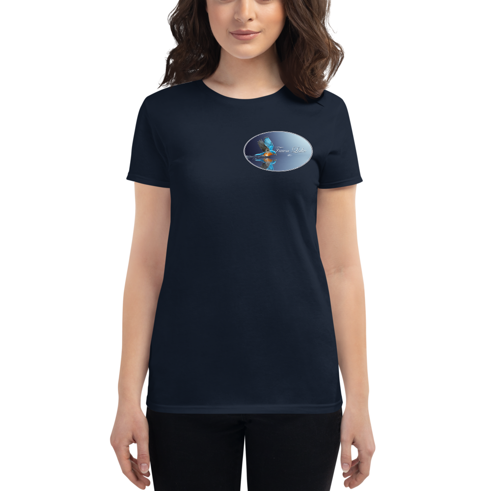 Women's Short Sleeve Fawn Lake Bluebird T-shirt