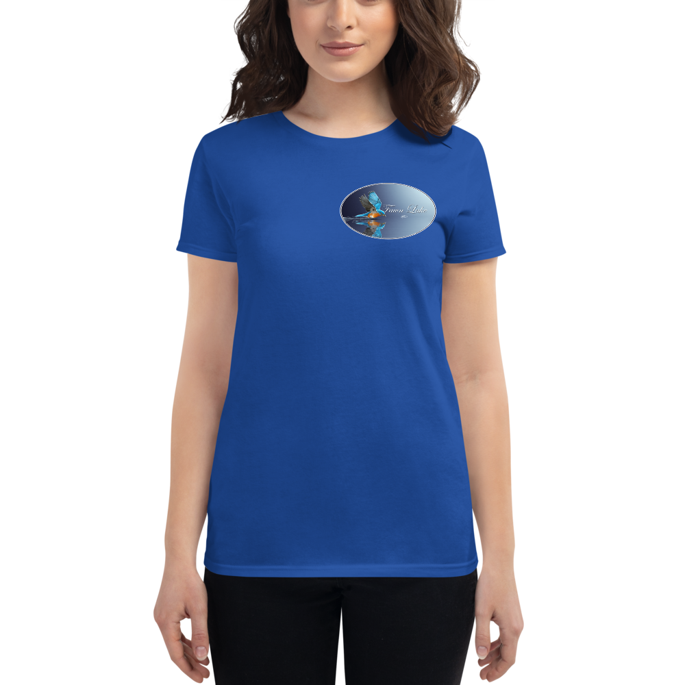 Women's Short Sleeve Fawn Lake Bluebird T-shirt
