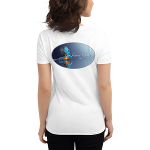 Women's Short Sleeve Fawn Lake Bluebird T-shirt